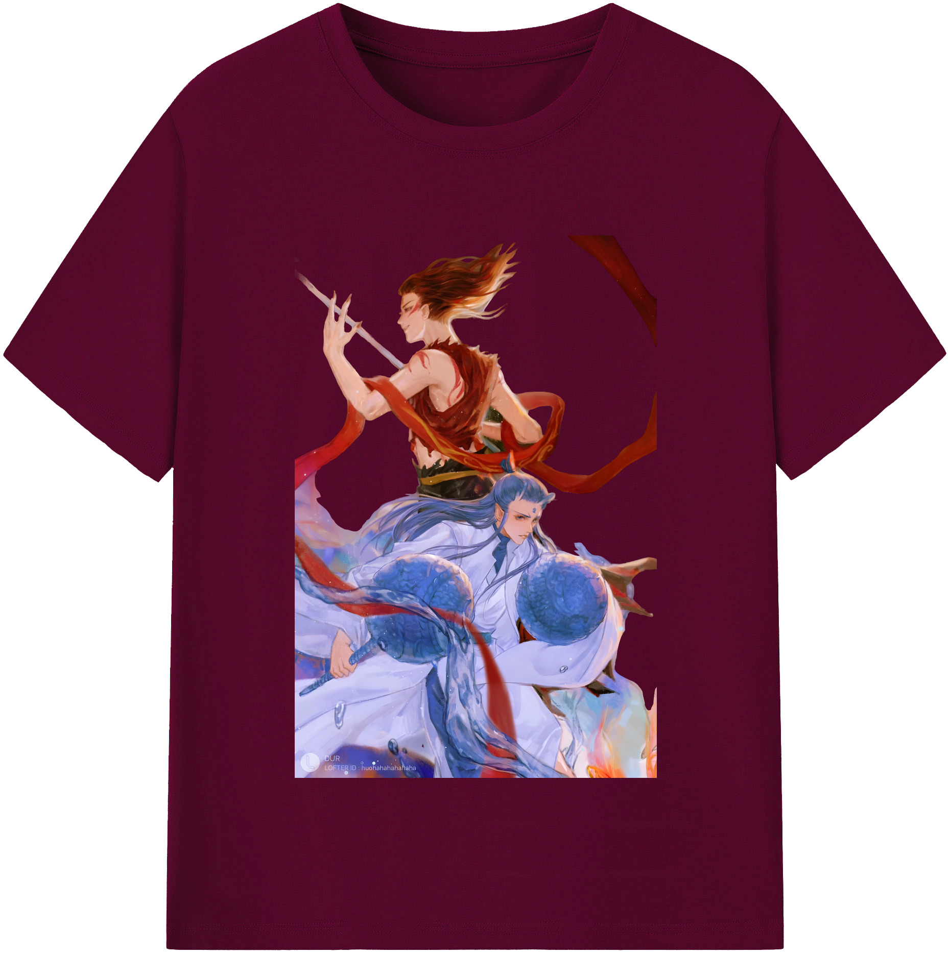 （画像用） Ne Zha 2 ナタ 魔童の大暴れ レディースカジュアルプリントTシャツ（綿100％）